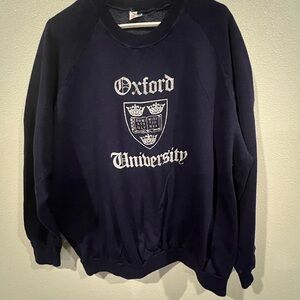 Oxford University Navy Blue Sweater